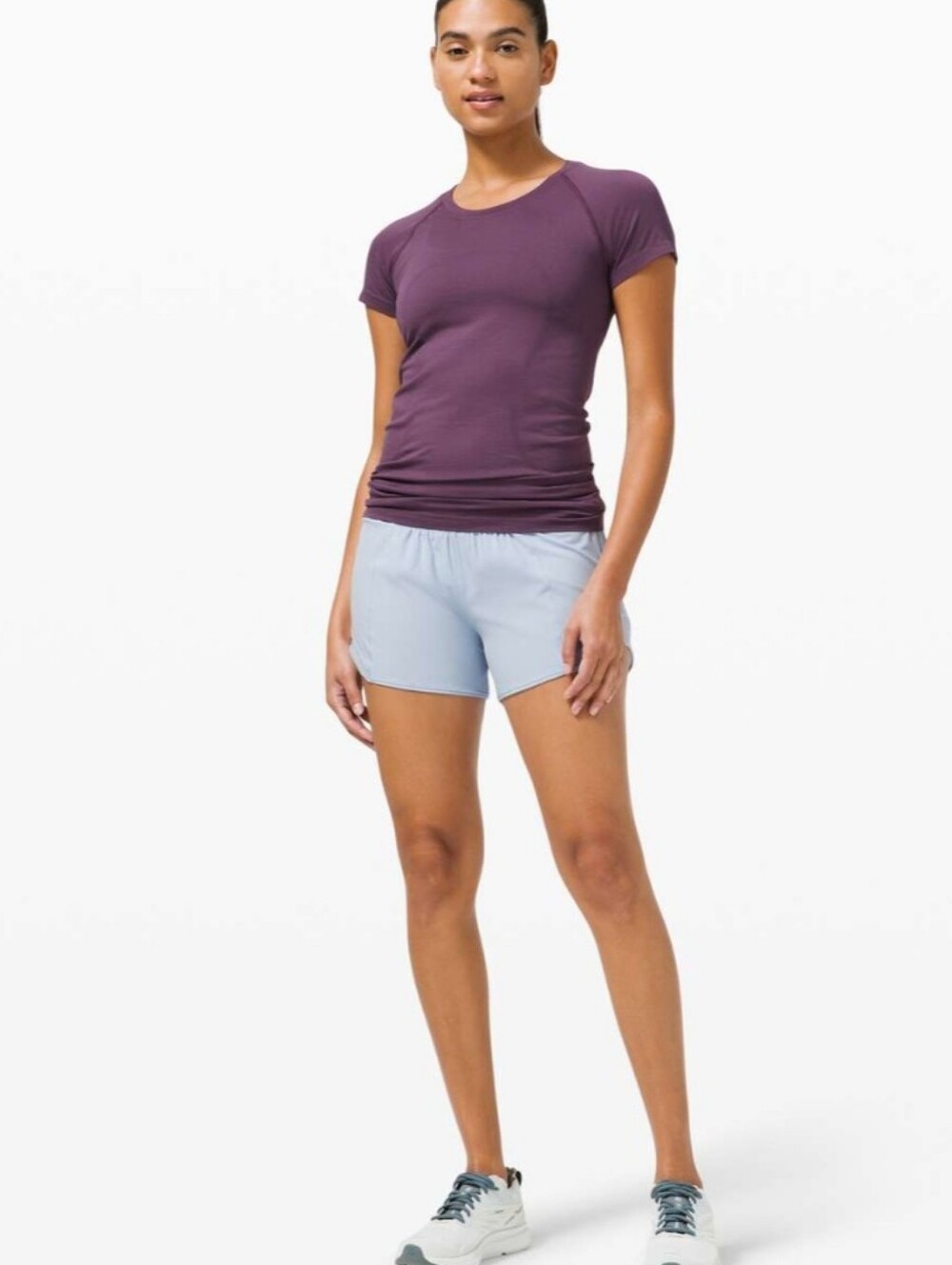 Lululemon Hotty Hot Short *Long 4", Blue Linen